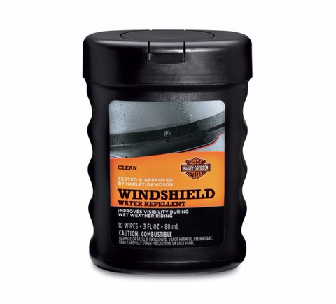 Harley-Davidson® Windshield Water Repellant Treatment Wipes