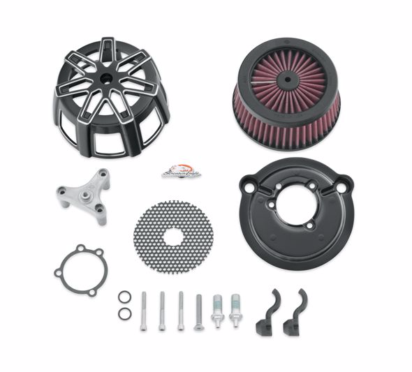 Harley-Davidson® Screamin' Eagle Chisel Extreme Billet Air Cleaner Kit - 29400127