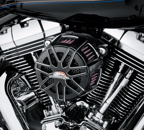 Harley-Davidson® Screamin' Eagle Chisel Extreme Billet Air Cleaner Kit - 29400127