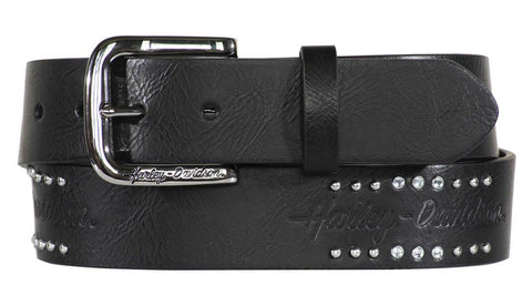 Harley-Davidson® Women's Rocker's Leather Belt - Black